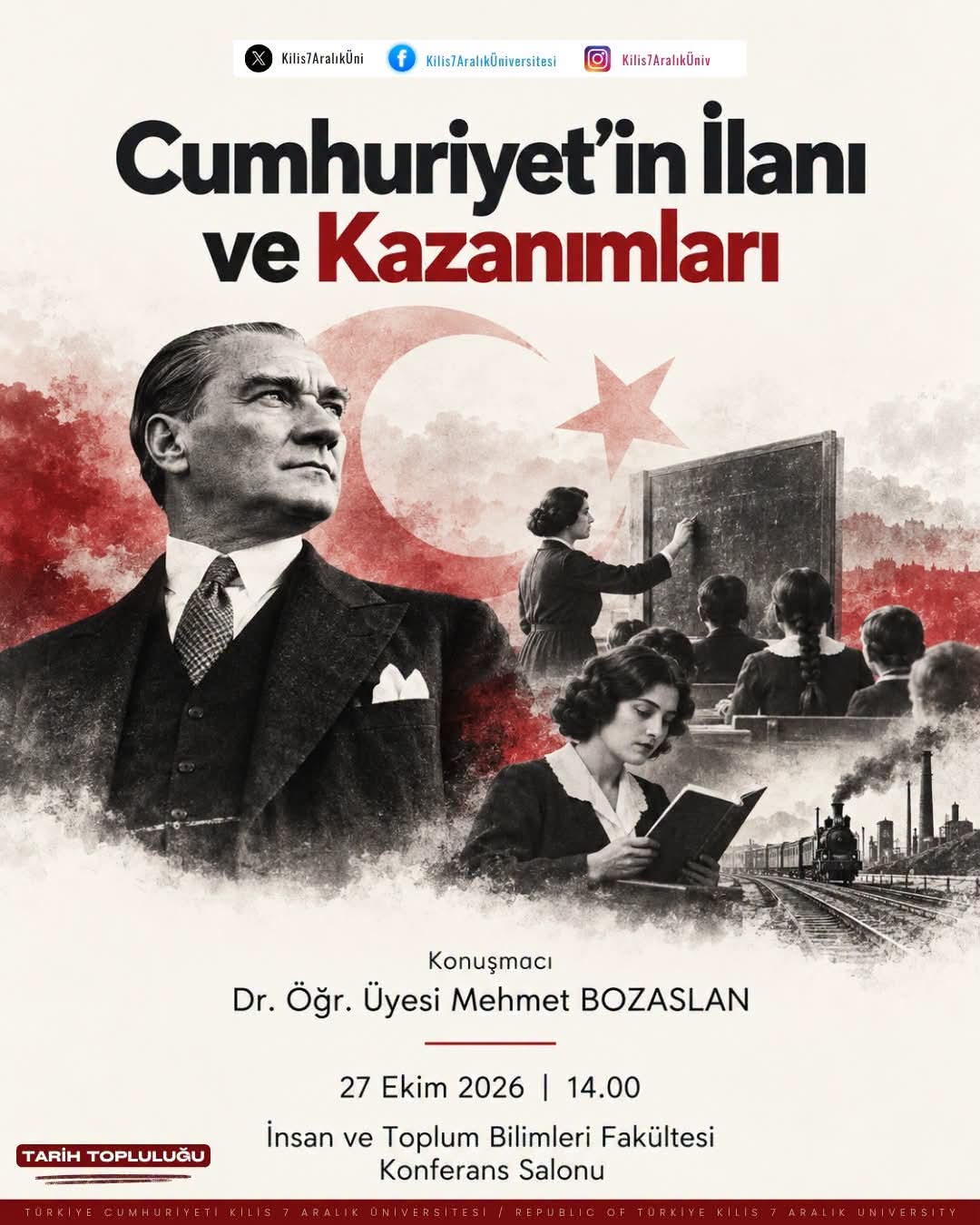 Cumhuriyeti'in İlanı ve Kazanımları Semineri